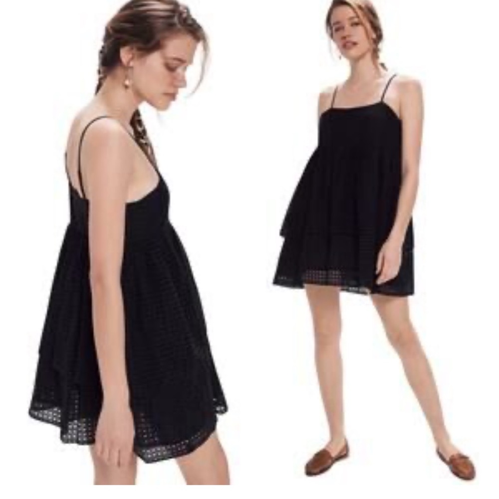 Urban Outfitters Black Strappy Dress